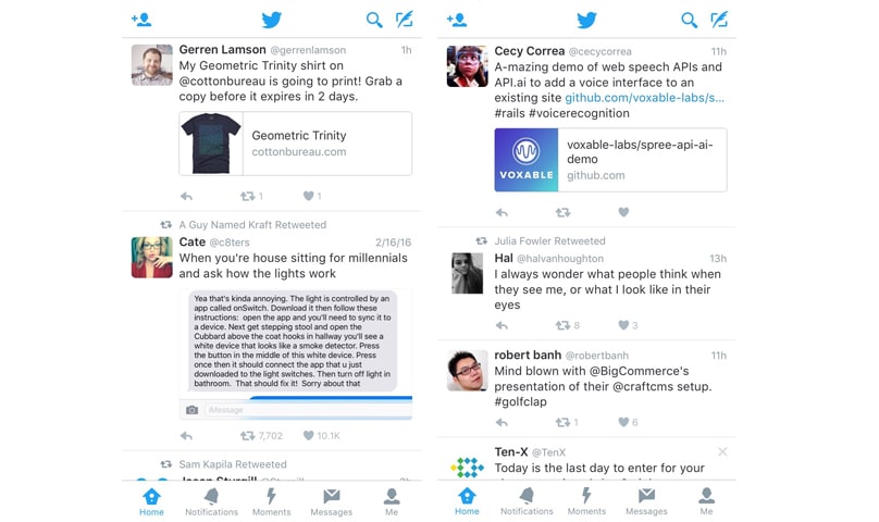Mobile Twitter Stream